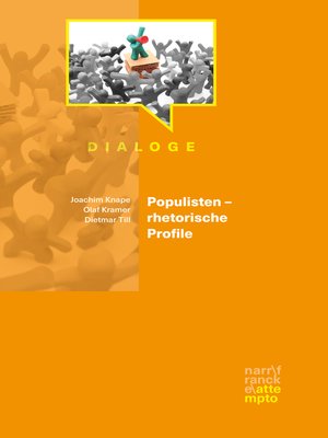 cover image of Populisten – rhetorische Profile